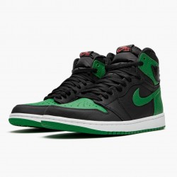 Nike Air Jordan 1 Retro High "Pine Green" Black/White-Pine Green/Gym Red Basketball Shoes 555088 030 AF1 Sneakers