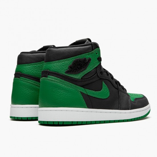 Nike Air Jordan 1 Retro High "Pine Green" Black/White-Pine Green/Gym Red Basketball Shoes 555088 030 AF1 Sneakers