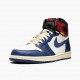 Nike Air Jordan 1 Retro High Union Los Angeles "Storm Blue" White/Stormblue-Varsity Red BV1300 146 Mens AJ1 Jordan Sneakers