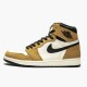 Nike Air Jordan 1 "Rookie of the Year" Golden Harvest/Black-Sail 555088 700 Mens/Womens AJ1 Jordan Sneakers