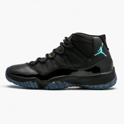 Air Jordan 11 Retro "Gamma Blue" Mens Basketball Shoes 378037 006 Black/Gamma Blue-Varsity Maize AJ11 Black Jordan Sneakers