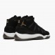 Air Jordan 11 Retro "Heiress Black Stingray" Unisex Basketball Shoes 852625 030 Black/Metallic Gold-White AJ11 Black Jordan Sneakers