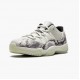 Air Jordan 11 Retro Low "Snake Light Bone" Unisex Basketball Shoes CD6846 002 Light Bone/Smoke Grey/White-Bl AJ11 Black Jordan Sneakers