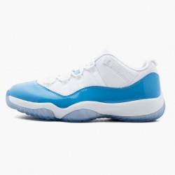 Air Jordan 11 Retro Low "University Blue" Unisex Basketball Shoes 528895 106 White/University Blue AJ11 Black Jordan Sneakers