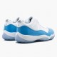 Air Jordan 11 Retro Low "University Blue" Unisex Basketball Shoes 528895 106 White/University Blue AJ11 Black Jordan Sneakers