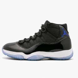 Air Jordan 11 Retro "Space Jam" 2016 Mens Basketball Shoes 378037 003 Black/Concord-White AJ11 Black Jordan Sneakers