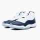 Air Jordan 11 Retro UNC "Win Like 82" Mens Basketball Shoes 378037 123 White/University Blue AJ11 Black Jordan Sneakers