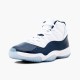 Air Jordan 11 Retro UNC "Win Like 82" Mens Basketball Shoes 378037 123 White/University Blue AJ11 Black Jordan Sneakers