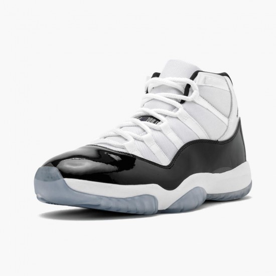 Nike Air Jordan 11 Retro "Concord" 2018  White/Black-Concord Basketball Shoes 378037 100 AJ11 Sneakers