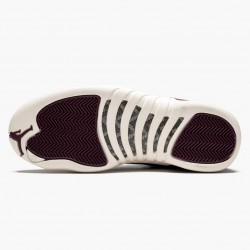 Air Jordan 12 Retro "Bordeaux" Mens AJ12 Basketball Shoes 130690 617 Bordeaux/Sail-Metallic Silver Jordan Sneakers