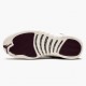 Air Jordan 12 Retro "Bordeaux" Mens AJ12 Basketball Shoes 130690 617 Bordeaux/Sail-Metallic Silver Jordan Sneakers