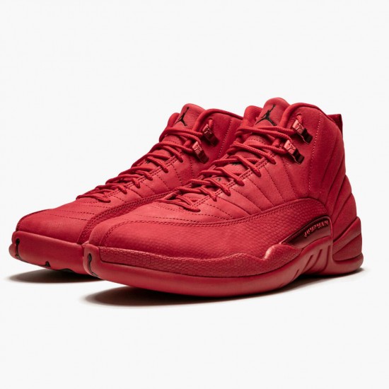 Air Jordan 12 Retro "Gym Red" Mens AJ12 Basketball Shoes 130690 601 Gym Red/Black-Gym Red Jordan Sneakers