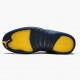 Air Jordan 12 Retro "Michigan" Mens AJ12 Basketball Shoes BQ3180 407 College Navy/Amarillo Jordan Sneakers