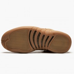 Air Jordan 12 Retro "PSNY Wheat" Mens AJ12 Basketball Shoes AA1233 700 Wheat/Wheat-Gum Light Brown Jordan Sneakers