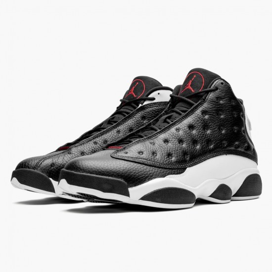 Air Jordan 13 "He Got Game" Unisex Basketball Shoes 414571 061 Black/Gym Red-White AJ13 Jordan Sneakers