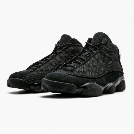 Air Jordan 13 Retro "Black Cat" Mens AJ13 Black Shoes 414571-011