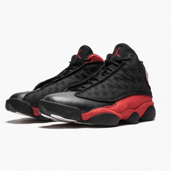 Air Jordan 13 Retro "Bred (2017)" Unisex Basketball Shoes 414571 004 Black/True Red-White AJ13 Jordan Sneakers