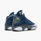 Air Jordan 13 Retro "Flint" Unisex Basketball Shoes Navy/Flint Grey-White-Universi 414571 404 AJ13 Jordan Sneakers