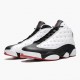 Air Jordan 13 Retro "He Got Game" Mens Basketball Shoes 414571 104 White/Black-True Red AJ13 Jordan Sneakers