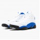 Air Jordan 13 Retro "Hyper Royal" Mens Basketball Shoes 414571 117 White/Hyper Royal-Black AJ13 Jordan Sneakers