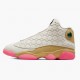 Nike Air Jordan 13 Retro "Chinese New Year" Ivory/Black-Digital Pink-Club Basketball Shoes CW4409 100 AJ13 Sneakers