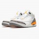 Air Jordan 3 Retro "Laser Orange" Unisex Basketball Shoes CK9246 108 White/Laser Orange-Cement Grey AJ3 Jordan Sneakers