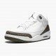 Air Jordan 3 Retro "Mocha" Unisex Basketball Shoes 136064 122 White/Chrome/Dark Mocha AJ3 Jordan Sneakers