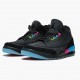 Air Jordan 3 Retro "Quai54" Unisex Basketball Shoes AT9195 001 Black/Black-Electric Green AJ3 Jordan Sneakers