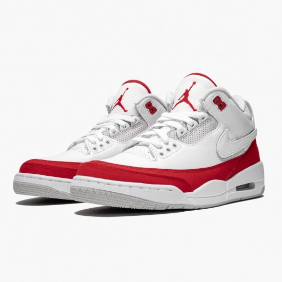 Air Jordan 3 Retro "Tinker" Mens Basketball Shoes CJ0939 100 White/University Red-Neutral G AJ3 Jordan Sneakers