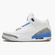 Air Jordan 3 Retro "UNC" Unisex Basketball Shoes CT8532 104 White/Valor Blue-Tech Gray AJ3 Jordan Sneakers