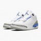 Air Jordan 3 Retro "UNC" Unisex Basketball Shoes CT8532 104 White/Valor Blue-Tech Gray AJ3 Jordan Sneakers