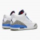 Air Jordan 3 Retro "UNC" Unisex Basketball Shoes CT8532 104 White/Valor Blue-Tech Gray AJ3 Jordan Sneakers