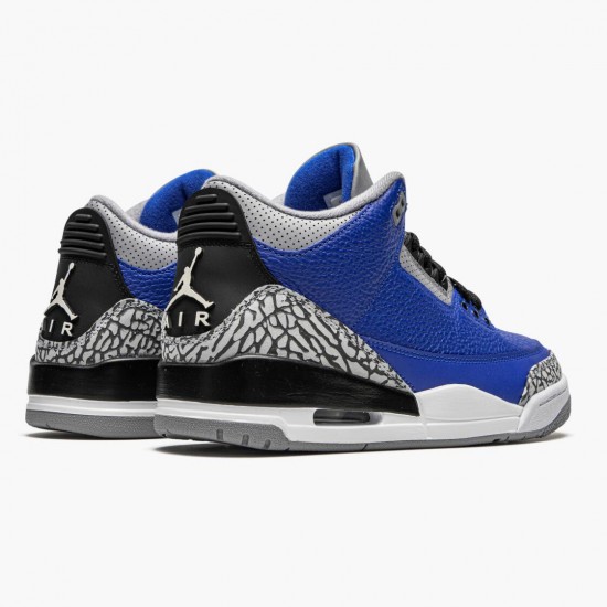 Air Jordan 3 Retro "Varsity Royal Cement" Unisex Basketball Shoes CT8532 400 Varsity Royal/Varsity Royal AJ3 Jordan Sneakers