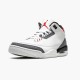 Air Jordan 3 SE DNM "Fire Red" Mens Basketball Shoes CZ6433 100 White/Fire Red-Black AJ3 Jordan Sneakers