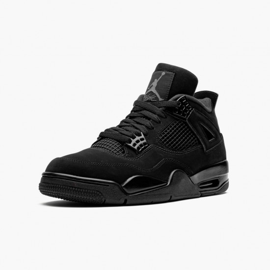 Air Jordan 4 Retro "Black Cat" Unisex Basketball Shoes CU1110 010 Black/Black-Light Graphite AJ4 Jordan Sneakers