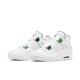 Air Jordan 4 Retro "Metallic Green" Unisex Basketball Shoes CT8527 113 White/Metallic Silver-Pine Gre AJ4 Jordan Sneakers