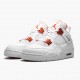 Air Jordan 4 Retro "Metallic Orange" Unisex Basketball Shoes CT8527 118 White/Team Orange-Metallic Sil AJ4 Jordan Sneakers