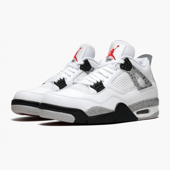 Air Jordan 4 Retro OG "White Cement" Mens AJ4 Sneakers 840606 192