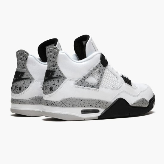 Air Jordan 4 Retro OG "White Cement" Mens AJ4 Sneakers 840606 192