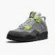 Air Jordan 4 Retro SE "95 Neon" Mens Jordan Sneakers Cool Grey/Volt-Wolf Grey-Anthr Basektball Shoes CT5342 007