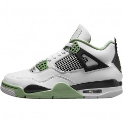 Air Jordan 4 Retro Seafoam White Oil Green-Dark Ash AQ9129-103