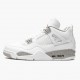 Air Jordan 4 Retro "White Oreo" Mens AJ4 White Gray Sneakers CT8527 100