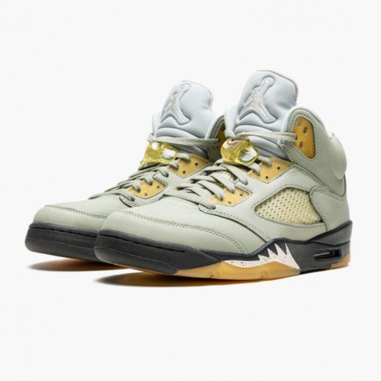 Air Jordan 5 Jade Horizon Women And Men Light Silver-Anthracite-Pink Glaze DC7501 300