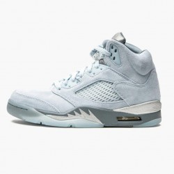 Air Jordan 5 Retro Bluebird Women Men With Silver White DD9336 400