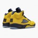 Air Jordan 5 Retro Michigan (2019) Women Men Amarillo/College Navy CQ9541 704