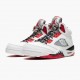 Air Jordan 5 Retro Quai 54 2021 Women And Men White/University Red-Black DJ7903 106