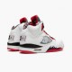 Air Jordan 5 Retro Quai 54 2021 Women And Men White/University Red-Black DJ7903 106