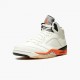 Air Jordan 5 Retro "Shattered Backboard" Women And Men Sail Orange Black DC1060 100