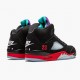 Air Jordan 5 Retro "Top 3" Mens Basketball Shoes Black/Fire Red-Grape Ice-New E CZ1786 001 AJ5 Jordan Sneakers