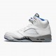 Air Jordan 5 Retro "White Stealth" DD0587 140 White/Stealth-Black-Hyper Roya Mens AJ5 Jordan Sneakers